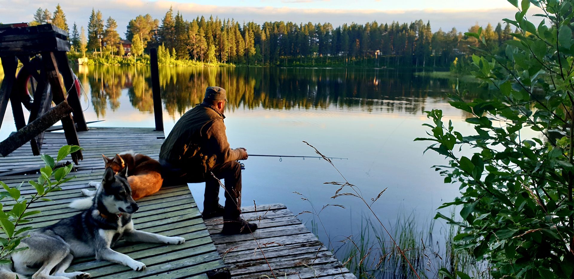 Fishing in Lapland
