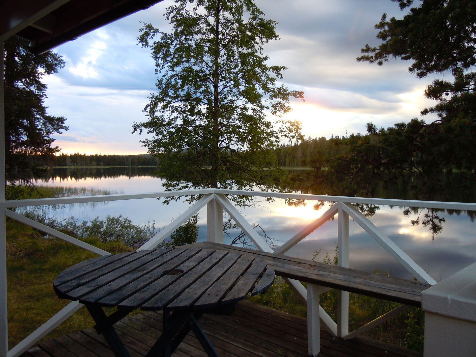 Cottage with lake view in Lapland