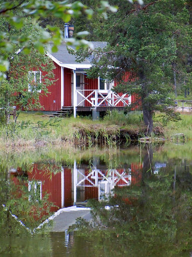 Hütte in Lappland